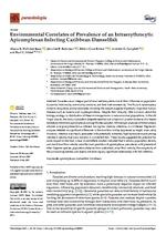 Environmental Correlates of Prevalence of an Intraerythrocytic Apicomplexan Infecting Caribbean Damselfish