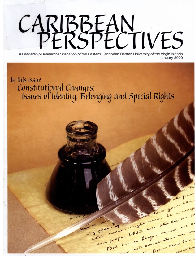 Constitutional Changes : Issues of Identity, Belonging and Special Rights - 0001-Cover