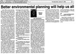 Better environmental planning will help us all