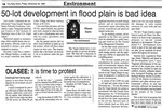 50-lot development in flood plain is bad idea