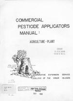 Commercial Pesticide Applicators Manual: Agriculture - Plant