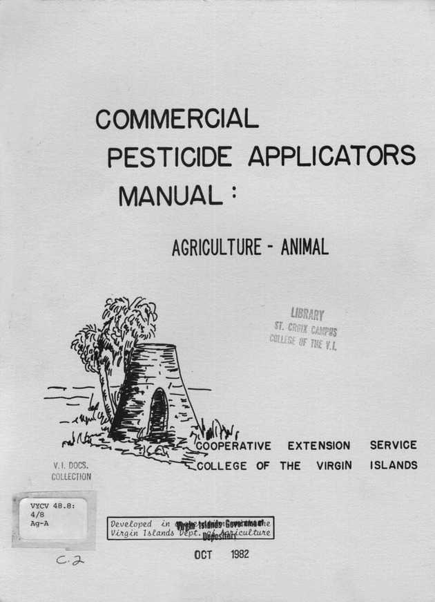 Commercial pesticides applicator manual: Agriculture - animal - Title Page 1