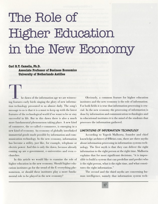 Higher Education : a Global Perspective - 0019