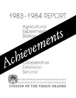 Report of College of the Virgin Islands Land Grant Programs 1983-1984