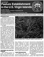 Factsheet: Pasture Establishment in the U.S. Virgin Islands