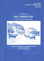 Profitability of Beef Production in St. Croix, U. S. Virgin Islands