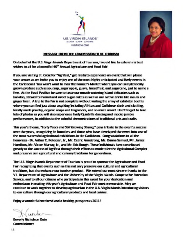Agrifest: Virgin Islands Argriculture and Food Fair 2011 - Page 18