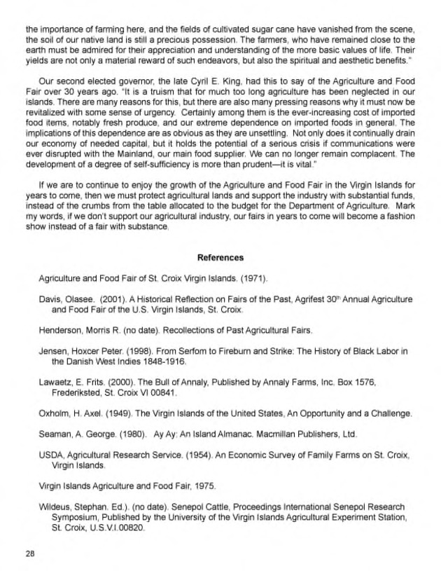 Agrifest: Virgin Islands Argriculture and Food Fair 2011 - Page 28