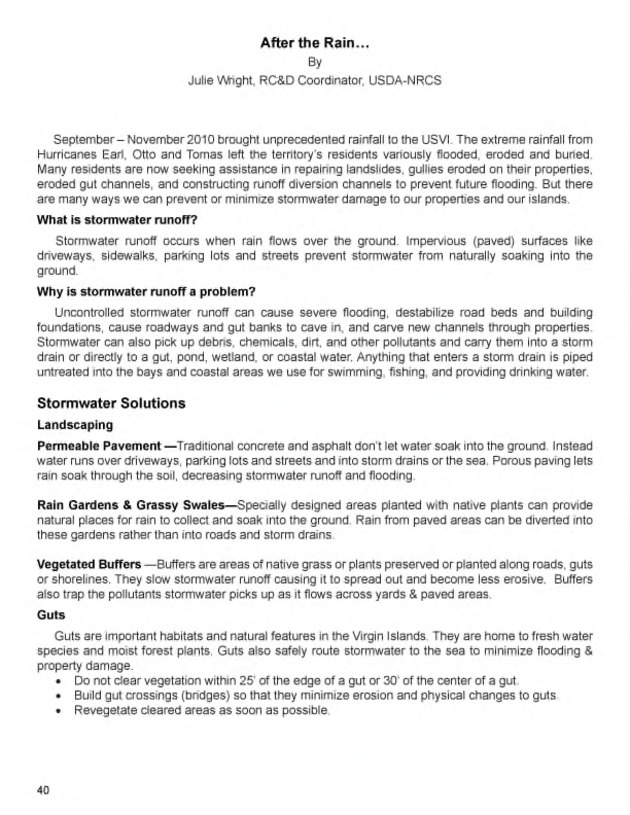 Agrifest: Virgin Islands Argriculture and Food Fair 2011 - Page 40