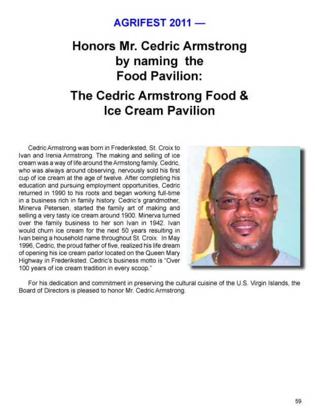 Agrifest: Virgin Islands Argriculture and Food Fair 2011 - Page 59