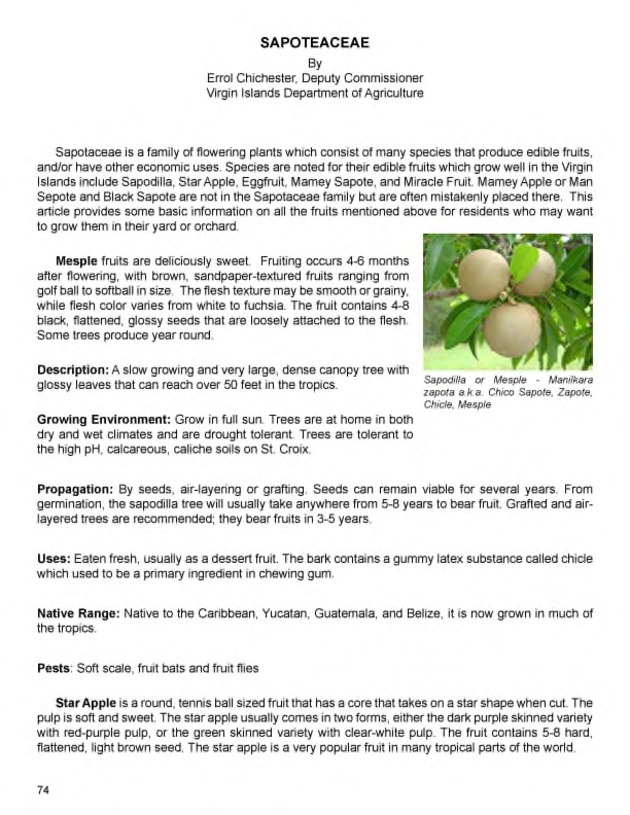 Agrifest: Virgin Islands Argriculture and Food Fair 2011 - Page 74