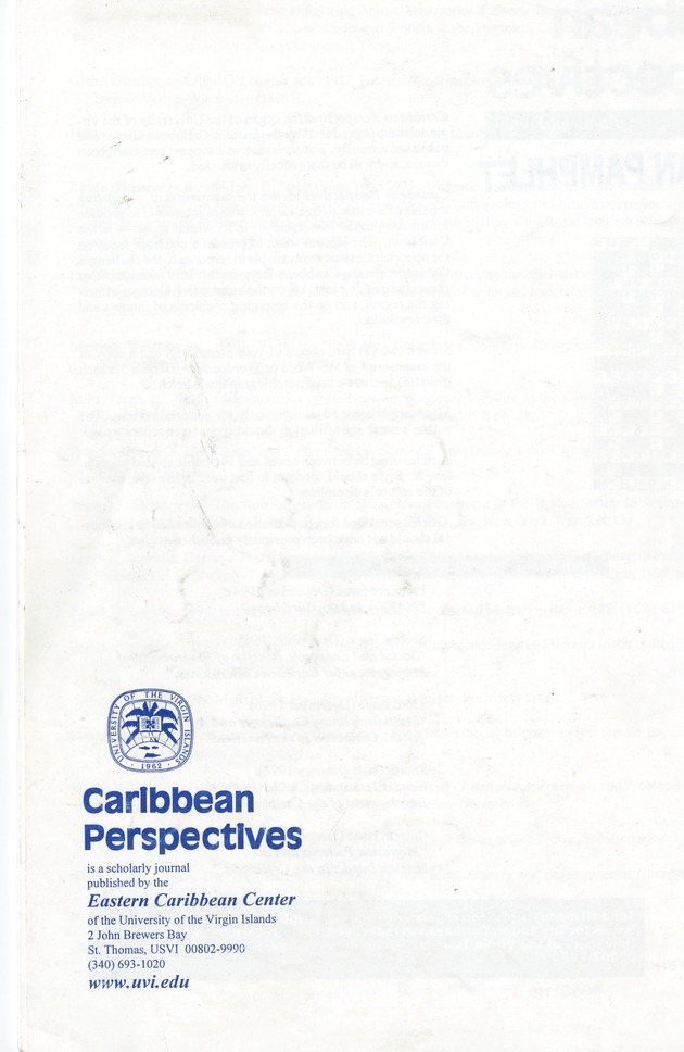 Issues in the 'new' Caribbean migration - 0035-Back