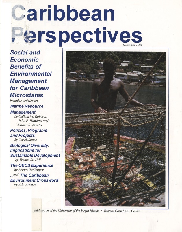 Social and economic benefits of environmental management for Caribbean microstates - 0001-Cover