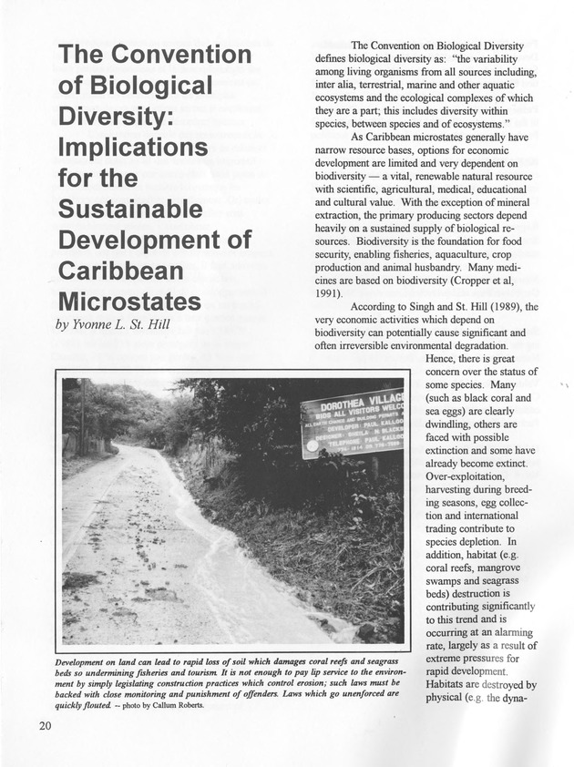 Social and economic benefits of environmental management for Caribbean microstates - 0022