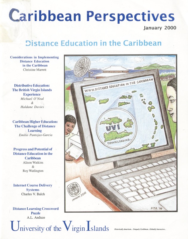 Distance education in the Caribbean - 0001-Cover