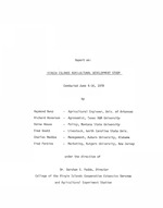 Report on : Virgin Islands agricultural development study, conducted June 4-16, 1978