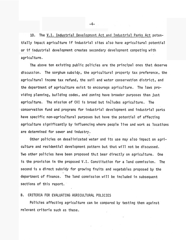 Report on : Virgin Islands agricultural development study, conducted June 4-16, 1978 - 0008