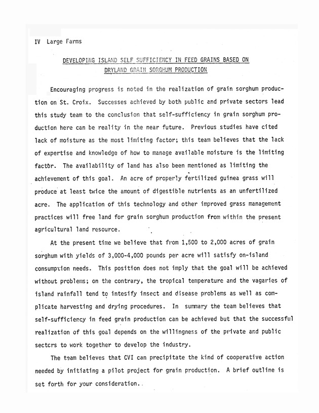 Report on : Virgin Islands agricultural development study, conducted June 4-16, 1978 - 0022