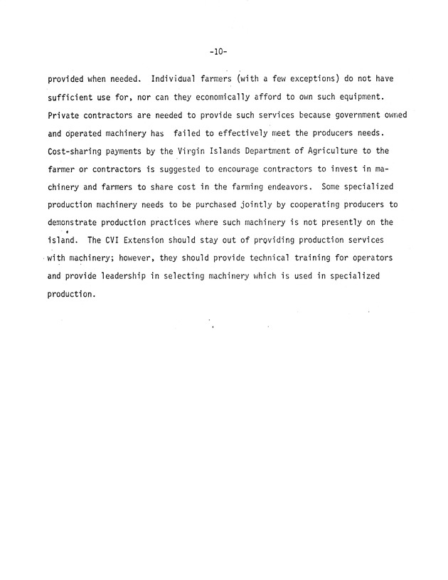 Report on : Virgin Islands agricultural development study, conducted June 4-16, 1978 - 0031