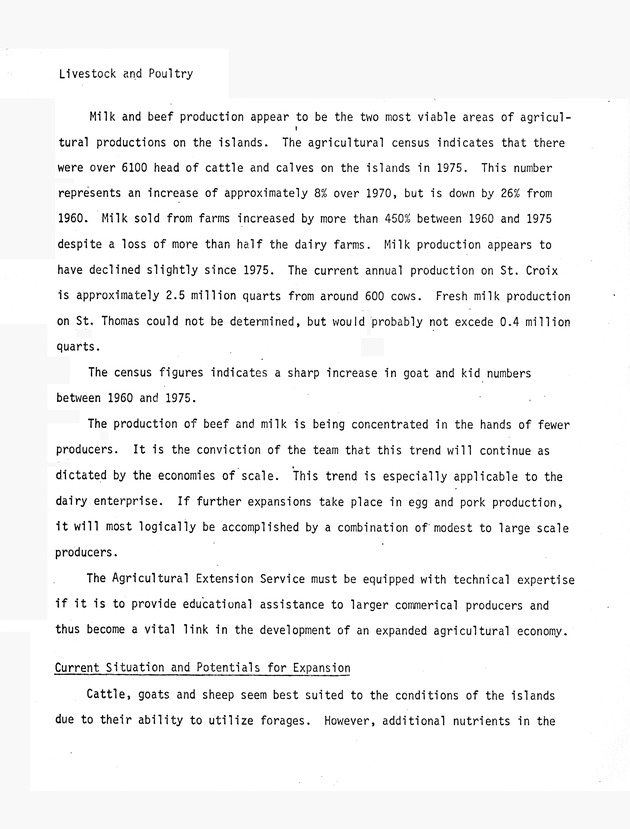 Report on : Virgin Islands agricultural development study, conducted June 4-16, 1978 - 0032