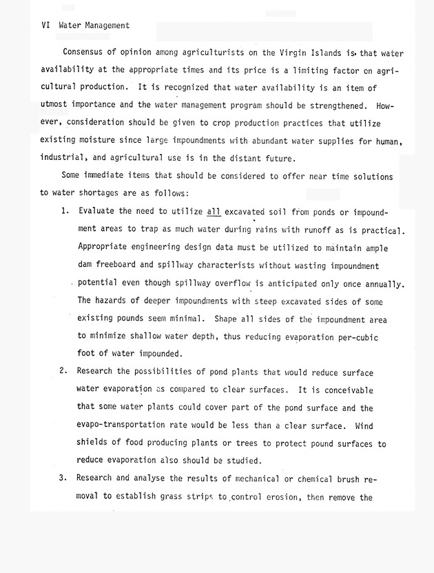 Report on : Virgin Islands agricultural development study, conducted June 4-16, 1978 - 0045