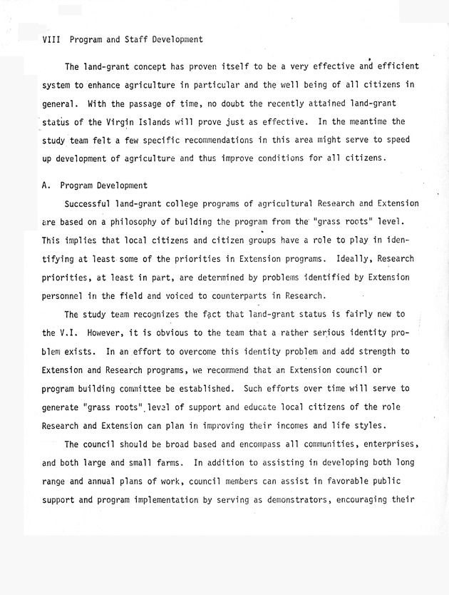 Report on : Virgin Islands agricultural development study, conducted June 4-16, 1978 - 0055