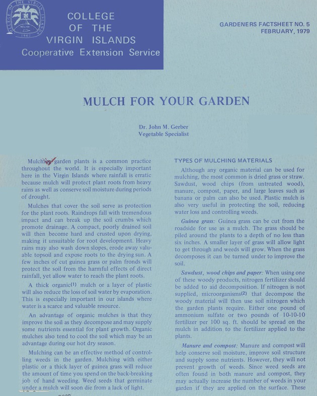 Mulch for your garden - 0001-Front