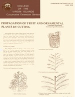 Propagation of fruit and ornamental plants by cutting