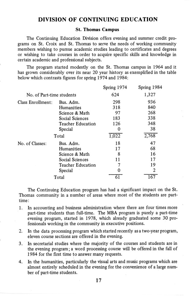 College of the Virgin Islands : our first 22 years - 0018