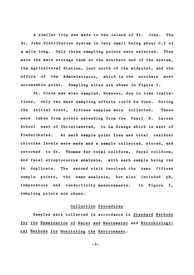 Water quality in the public distribution systems of the Virgin Islands - 0013
