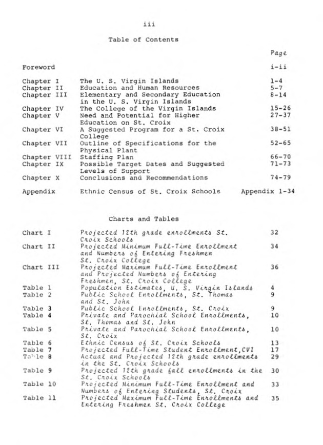 A plan for higher education on St. Croix, U.S. Virgin Islands - 0004