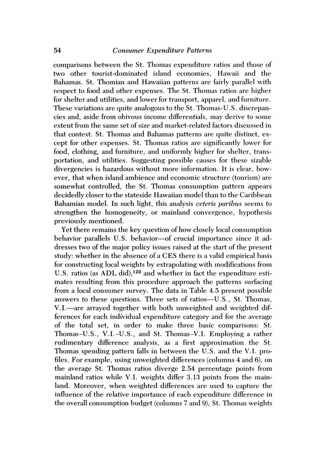 Consumer expenditure patterns : a survey of St. Thomas, U.S.V.I., 1975-1976 - 0060