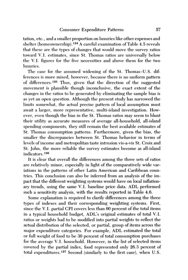 Consumer expenditure patterns : a survey of St. Thomas, U.S.V.I., 1975-1976 - 0063