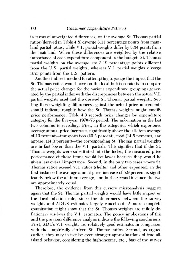 Consumer expenditure patterns : a survey of St. Thomas, U.S.V.I., 1975-1976 - 0066