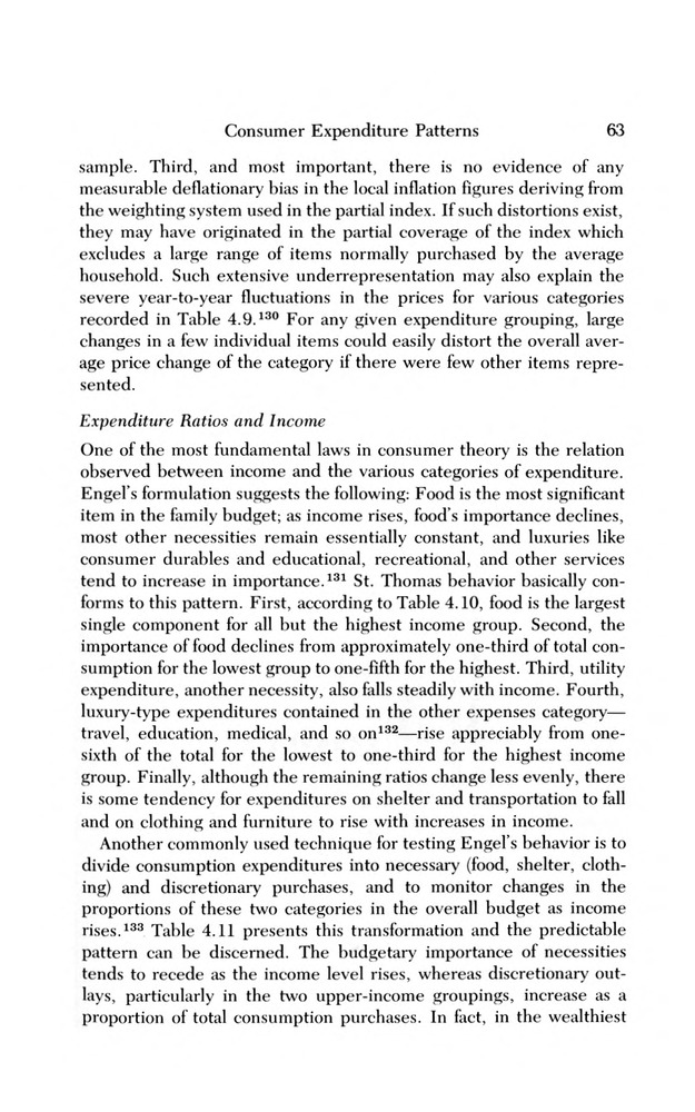 Consumer expenditure patterns : a survey of St. Thomas, U.S.V.I., 1975-1976 - 0069