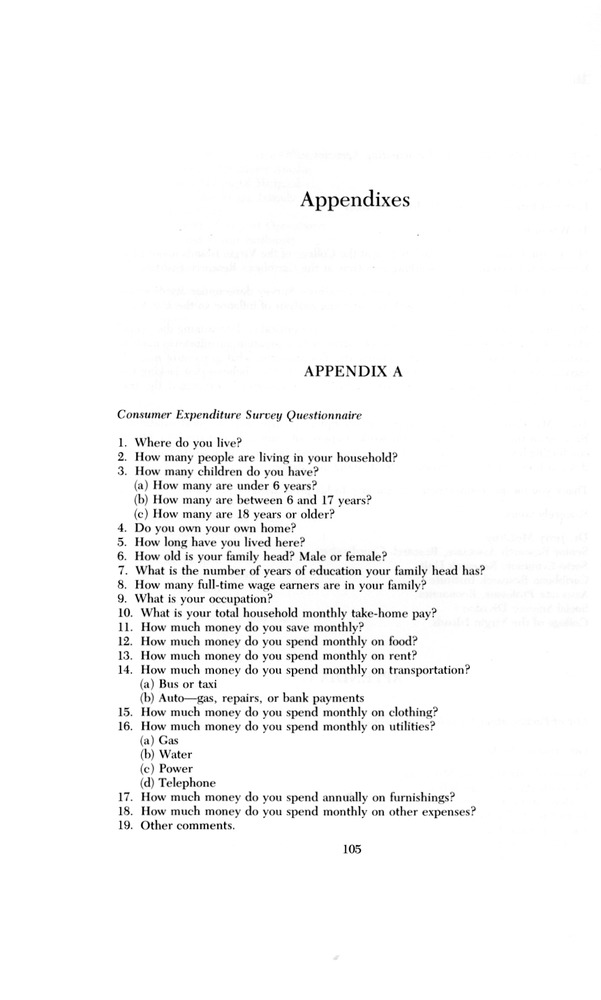 Consumer expenditure patterns : a survey of St. Thomas, U.S.V.I., 1975-1976 - 0111