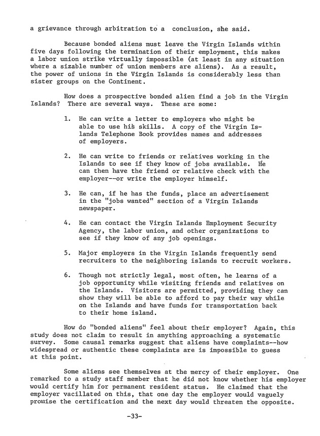 Aliens in the United States Virgin Islands : temporary workers in a permanent economy - 0040