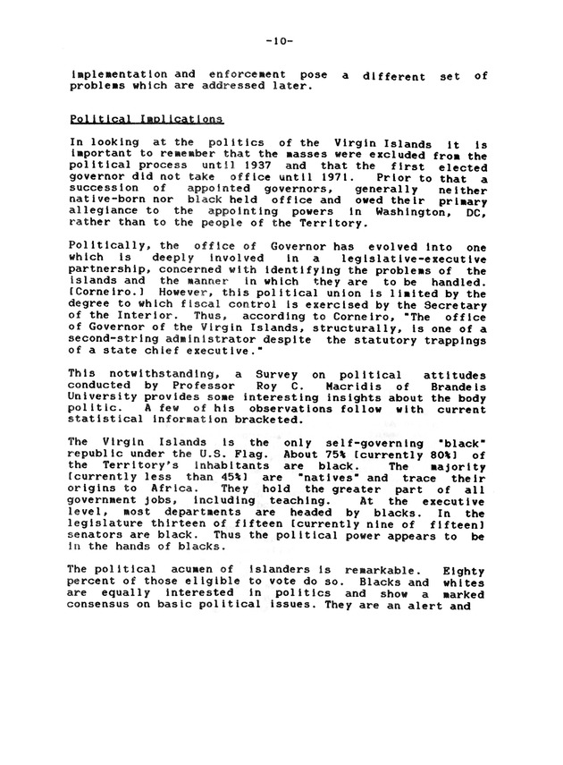 The dynamics of striking the balance among conservation, recreation, and business development needs in the U.S. Virgin Islands - 0014