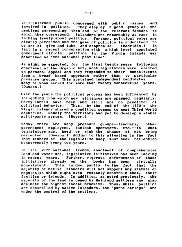 The dynamics of striking the balance among conservation, recreation, and business development needs in the U.S. Virgin Islands - 0015