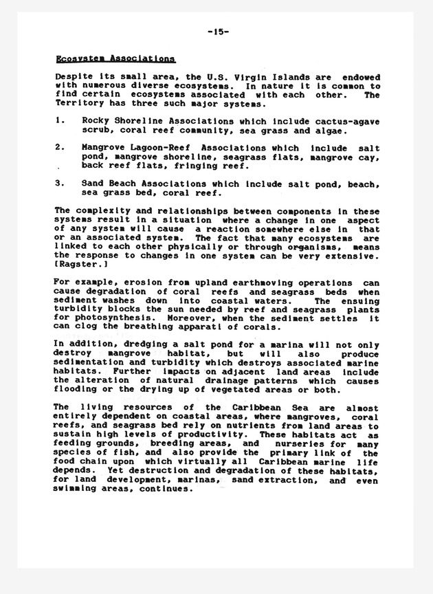 The dynamics of striking the balance among conservation, recreation, and business development needs in the U.S. Virgin Islands - 0019