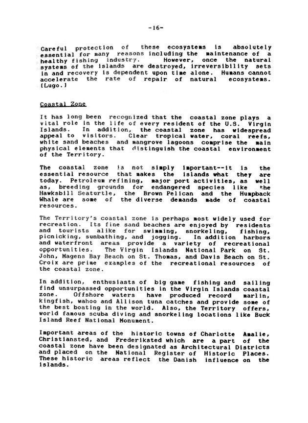 The dynamics of striking the balance among conservation, recreation, and business development needs in the U.S. Virgin Islands - 0020