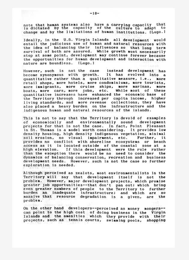 The dynamics of striking the balance among conservation, recreation, and business development needs in the U.S. Virgin Islands - 0022