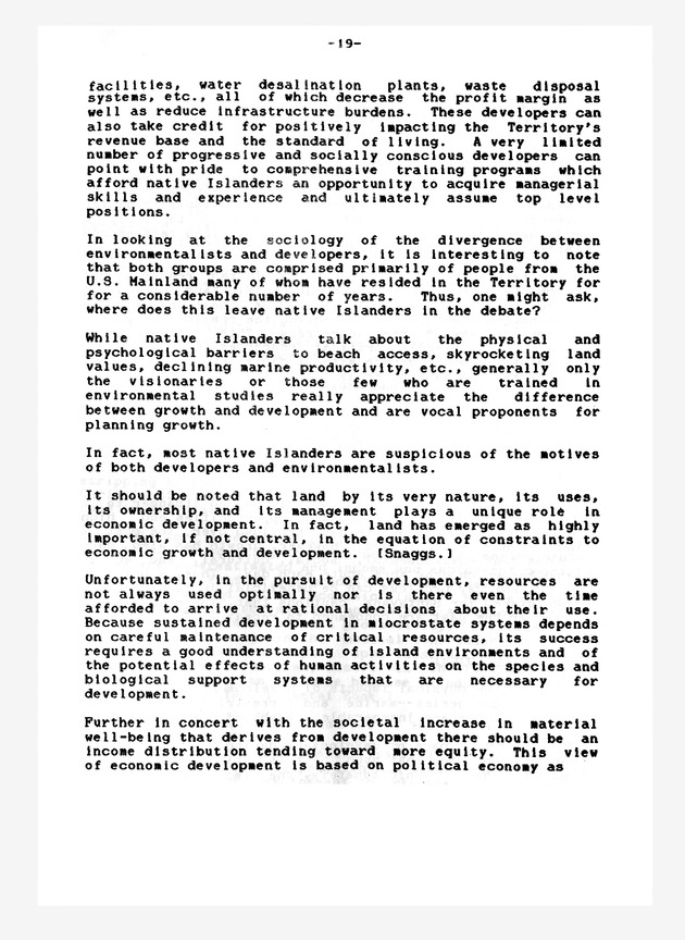 The dynamics of striking the balance among conservation, recreation, and business development needs in the U.S. Virgin Islands - 0023