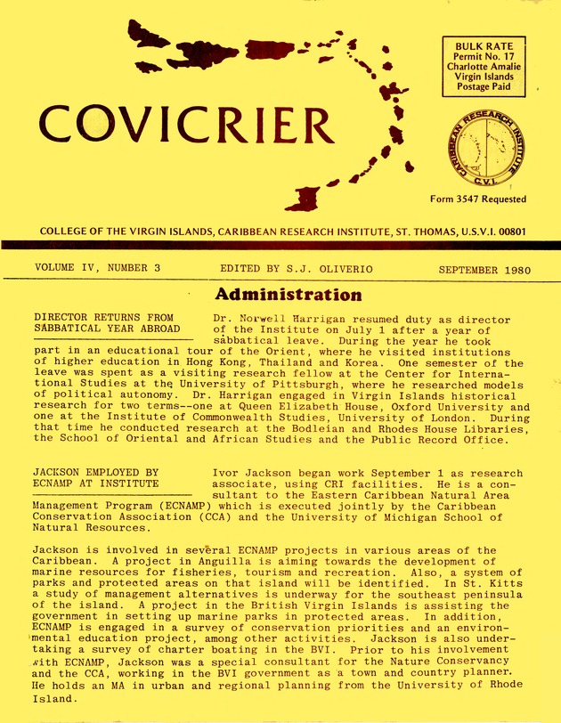 Covicrier  College of the Virgin Islands Caribbean Research Institute Excerptor - 0045