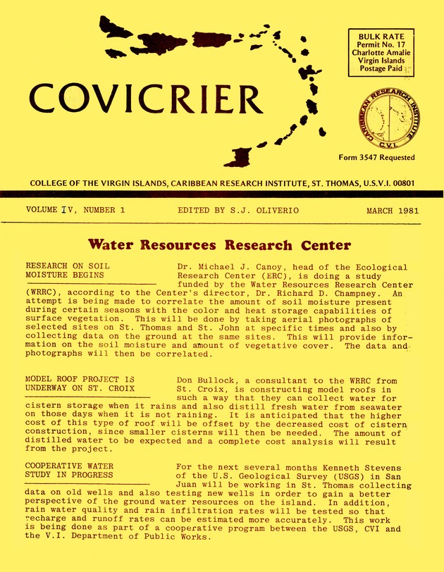 Covicrier  College of the Virgin Islands Caribbean Research Institute Excerptor - 0053