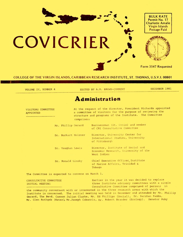 Covicrier  College of the Virgin Islands Caribbean Research Institute Excerptor - 0066