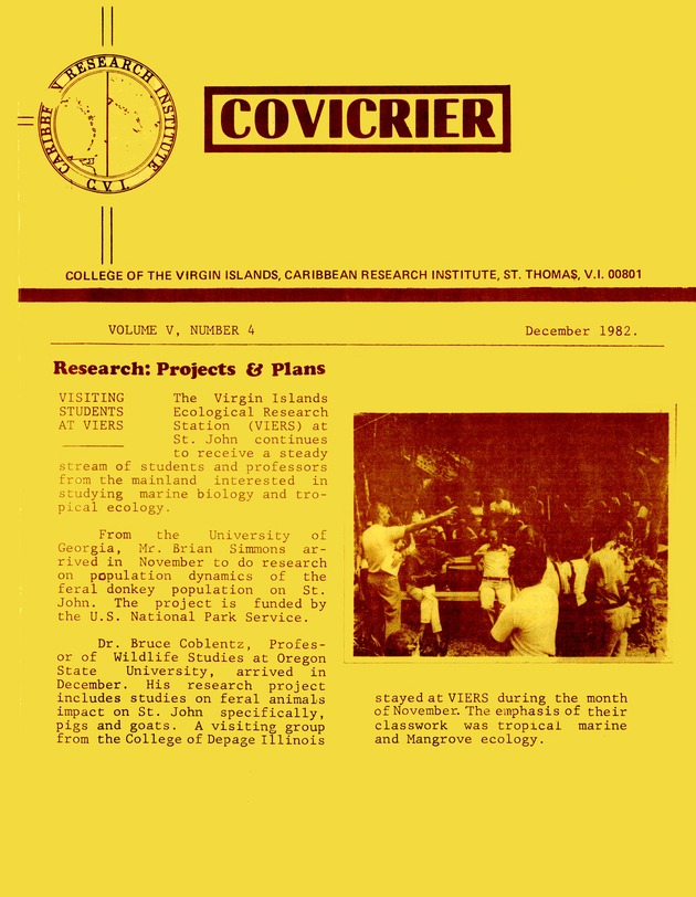 Covicrier  College of the Virgin Islands Caribbean Research Institute Excerptor - 0094