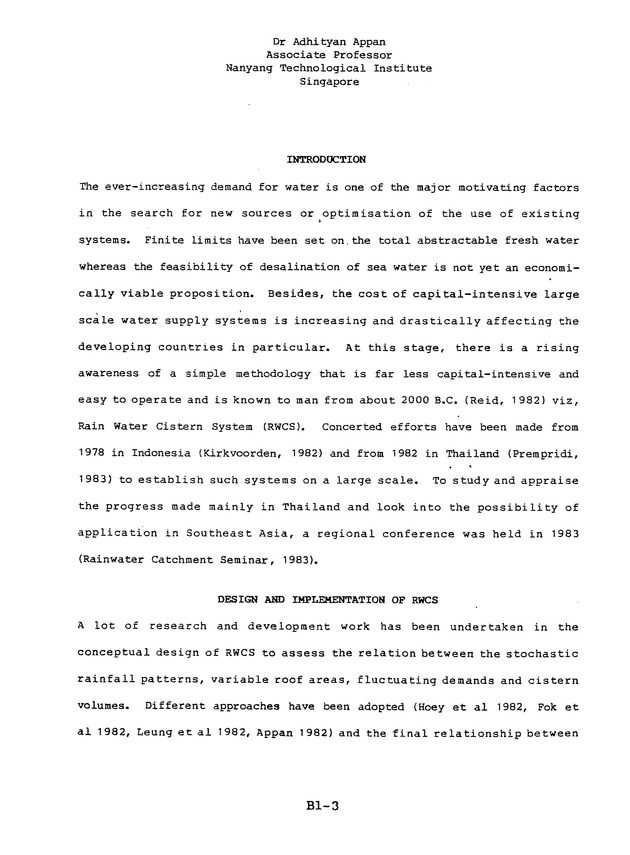 Proceedings of the second International Conference on Rain Water Cistern Systems - 0023