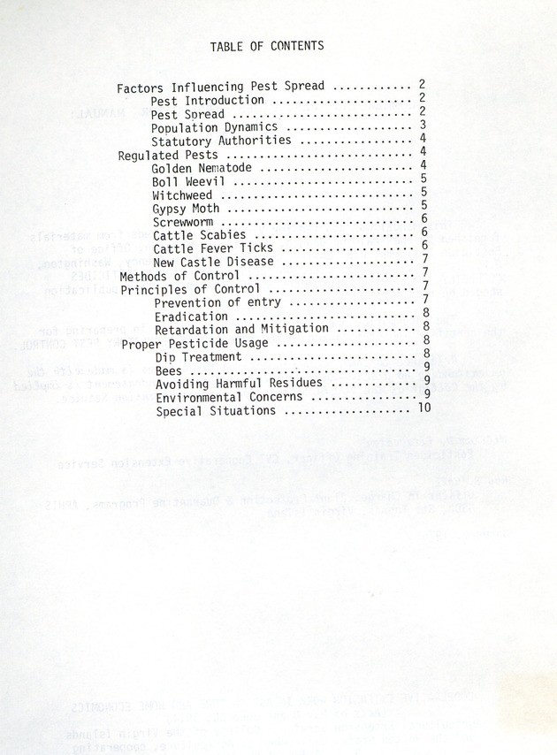 Commercial pesticides applicator manual  : Regulatory - 0002