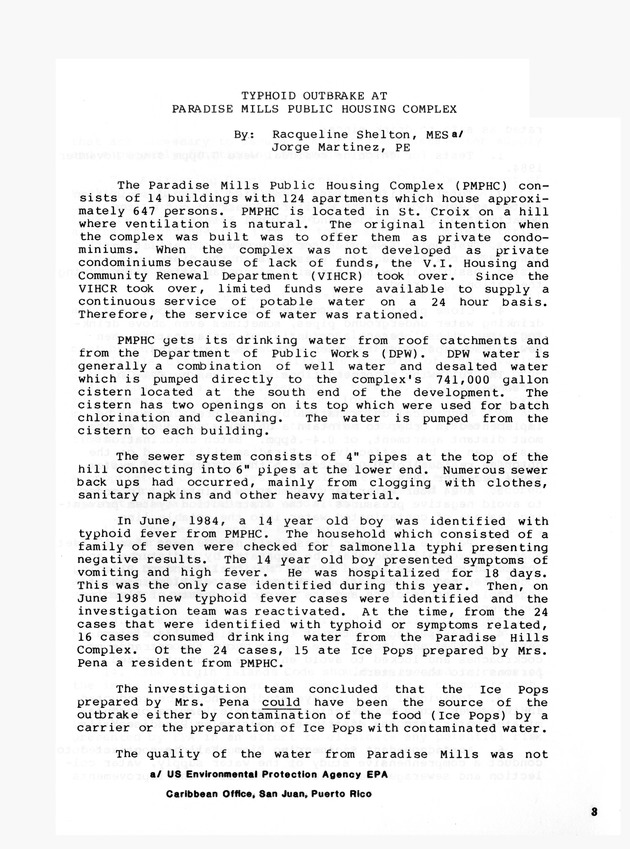 3rd Caribbean Islands Water Resources Congress : proceedings of a symposium held in St. Thomas, U.S. Virgin Islands, 22-23 July 1986 - 0007